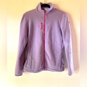 Lafuma long sleeve full-zip Polartex fabric purple fleece mock neck jack…